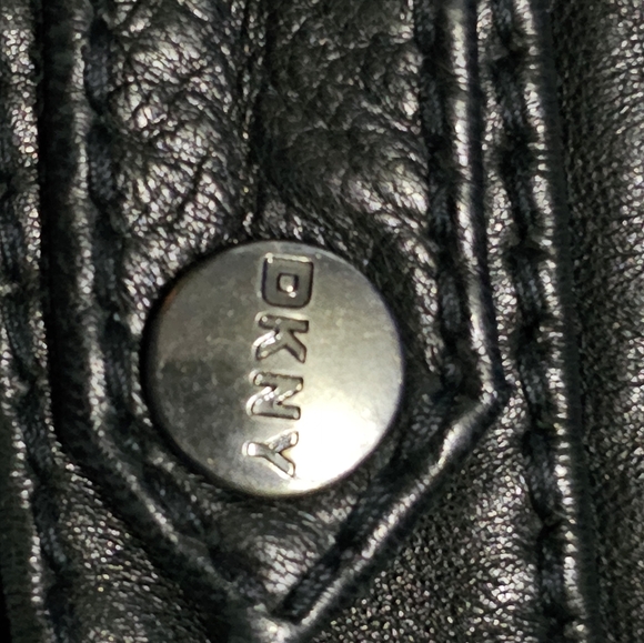 DKNY Size MLeather jacket - Picture 6 of 7